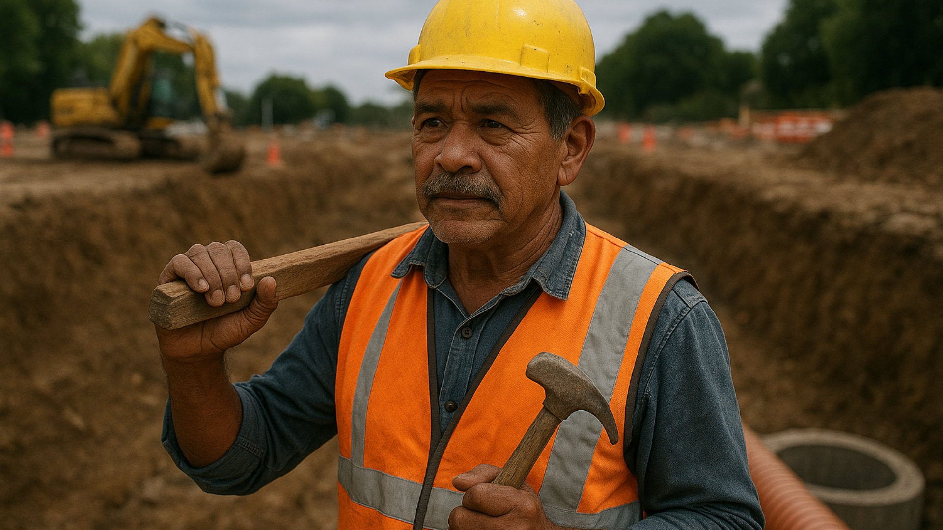 Pedreiro (Obra de Saneamento)